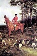unknow artist Classical hunting fox, Equestrian and Beautiful Horses, 067. oil painting reproduction